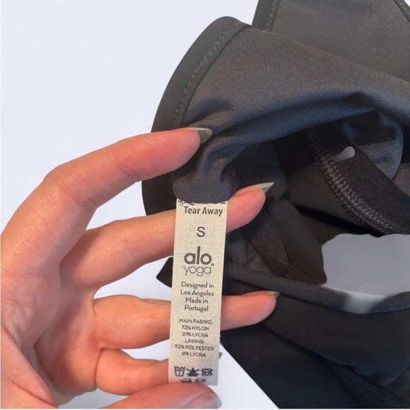 ALO Yoga Wild Things Black Camo Racerback Sports Bra. NWOT. Size XS - Picture 4 of 4